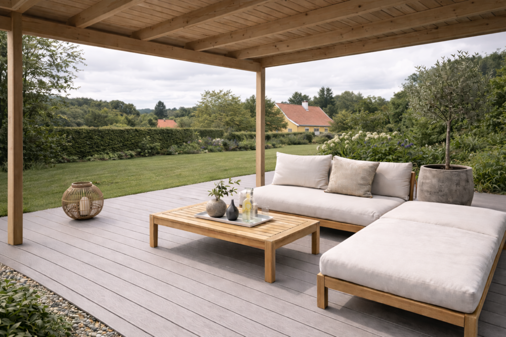 Overdækket terrasse