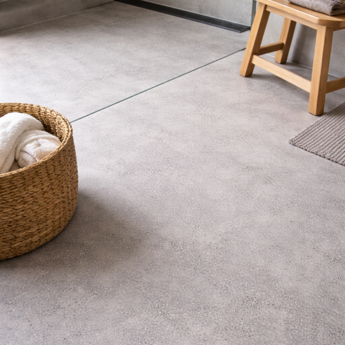 Betongulv til badeværelset