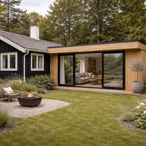 Tilbygning til sommerhus