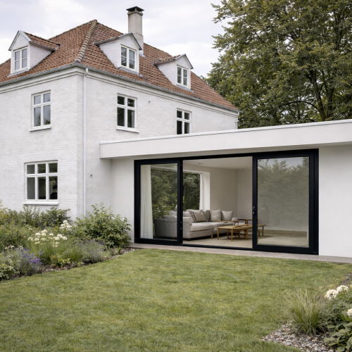 Tilbygning til murermestervilla